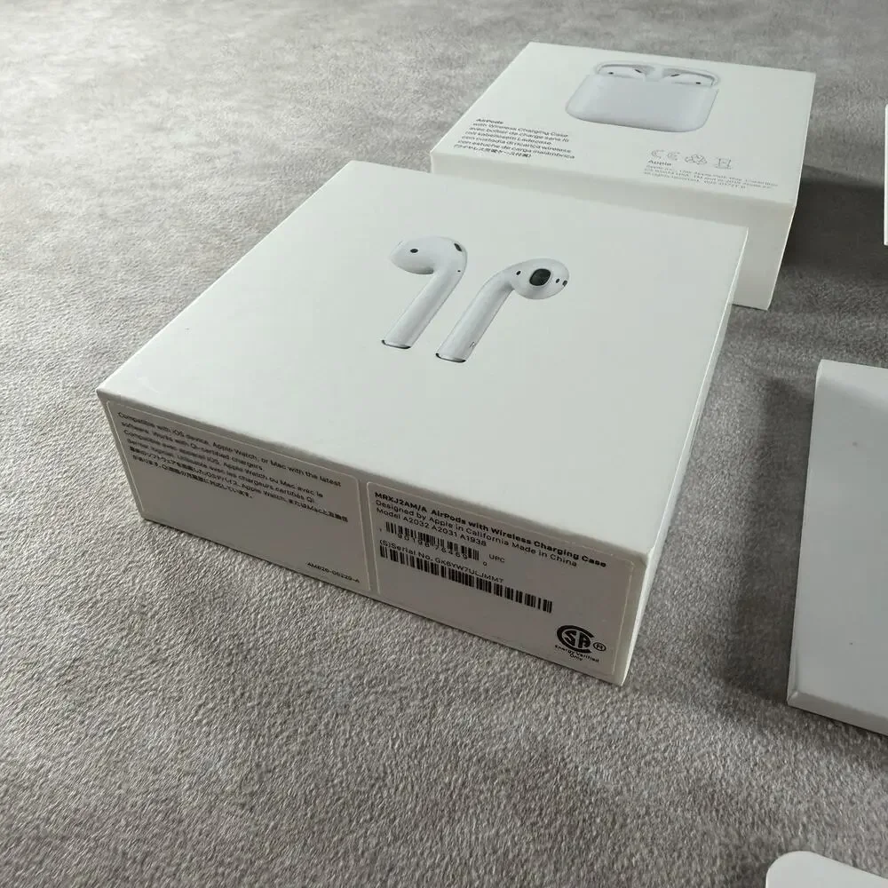 Orig APPLE EMPTY BOX AirPods w/ Charging Case A2032 A2031 MRJZAM/A Iphone